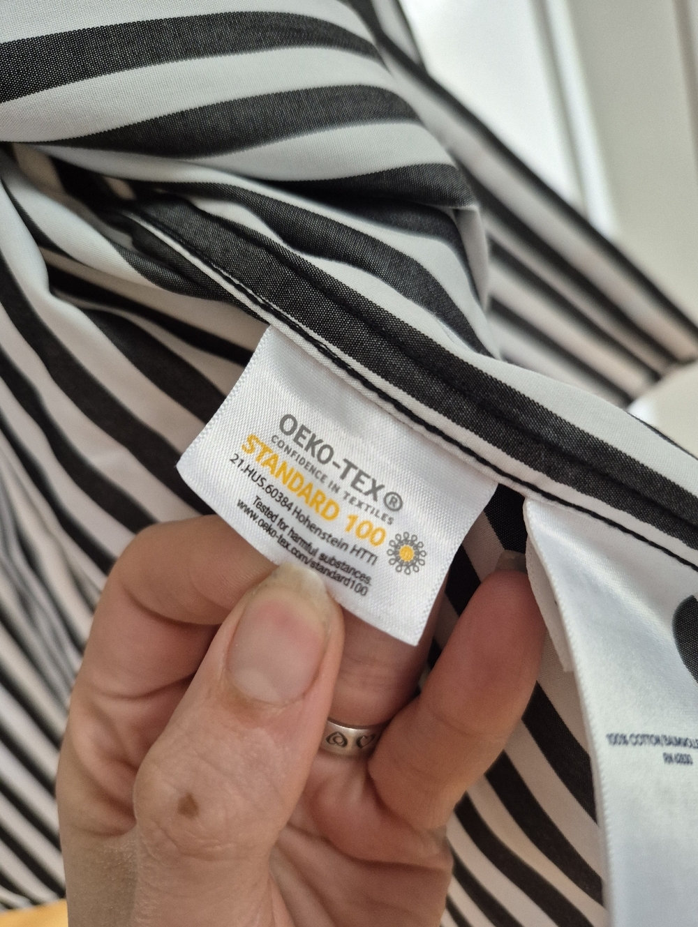 Lands End Vetical Stripe Blouse 18 W - Picture 3 of 5